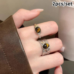 Vintage kivist s&otilde;rmused naistele T&uuml;drukutele P&auml;ike Ebaregulaarne Esteetiline S&otilde;rmus Peened Ehted Peotarvikud Kingitused