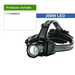 UUS 250000LM V&otilde;imas LED Pealamp Laetav Esituli V&auml;litingimustes Suum Veekindel T&ouml;&ouml; Pealamp &Uuml;lihele Jahipidamise Pealamp