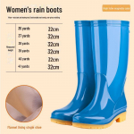 Naiste libisemiskindlad k&otilde;rge s&auml;&auml;rega soojad vihmasaapad - Tasuta saatmine 40