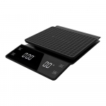 K&ouml;&ouml;gikohvi kaal taimeriga digitaalne multifunktsionaalne kaal 3 kg/0,1 g LCD espresso &uuml;levalamise elektrooniline kaal must