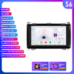 HIzpo 9 Android 13 Wireless Carplay for Mercedes Benz B200 W245 W639 W906 Sprinter Navi GPS 2 Din Car Radio Multimedia Player RDS DSP Bluetooth SWC S6 8Core 6G 64G
