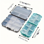 2 tk Mikromaterjalist Luya Kahekihiline s&ouml;&ouml;dakarp V&auml;ike tarvikute karp Kaasaskantav suur multifunktsionaalne s&ouml;&ouml;dap&uuml;&uuml;gi Glitter Minnow hoiukarp 2pcs