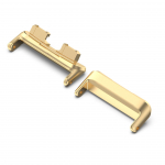 Stainless steel connector For Huawei band 10 samrt watch strap connector For Huawei band 10 9 8 NFC strap adapter accessories Huawei band 10/9/8 kuldne