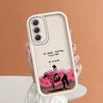 Pehme silikoonist ruudukujulise redeliga printimismustriga telefoni korpus T&auml;iskaanega kaamera p&otilde;rutuskindel kaitse kummist &uuml;mbris Samsungile Samsung A52S 5G valge