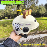 Reguleeritav laste elektriline mootorratta kiiver poistele ja t&uuml;drukutele - P&auml;ikesekaitse Short Clear Child Lens JZ