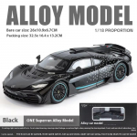 Uus 1:18 Mercedes Benz AMG ONE Super Spordis&otilde;iduk Sulamist Valatud Mudelauto Heli & Valgus Klassikalised Hobi Kogumisobjektid S&uuml;nnip&auml;evakingitused must