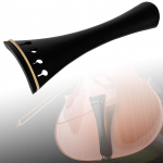 Violin Tail Piece String Instruments Accessory Easy to Fix Part Musical Instrument 4.4x11cm