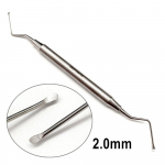Hollow Handle Dental Scaler Spoon Tooth Cleaning Excavator Restorative Instruments Spoon Tool High quality Long tip 1 piece 2.0mm