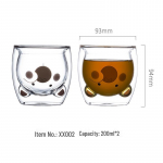 Mingshangde L&auml;bipaistev Kahekihiline Isoleeritud Klaasist Kohvitass 100-450ml