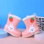 Laste vihmasaapad t&uuml;drukutele Veekindlad veekingad Beebipoiste libisemiskindlad kummikud Soojad laste vihmasaapad Neli hooaega Eemaldatavad 20-Insole 20cm