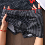 Meeste alusp&uuml;ksid Bokserid Meeste Aluspesu meestele Bokserid Hingavad U kumerad meeste alusp&uuml;ksid 2XL