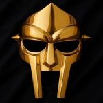 MF DOOMist inspireeritud metallmask r&auml;piikoon hip-hopi kollektsion&auml;&auml;ri rekvisiit kurikaela n&auml;omask cosplay ja Halloweeni kingitus kuldne