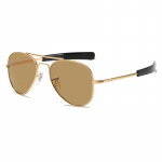 Metallraamiga p&auml;ikeseprillid UV400 topeltraamiga klaasl&auml;&auml;tsed TR+metall moekad p&auml;ikeseprillid kaitseprillid must