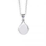 TV H2O avatav kestaga ripats kaelakee naiste mood Gilrs merineitsi kristall h&otilde;bedane v&auml;rv vask tsirkoon kaelakee ehted aksessuaarid