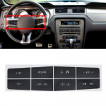1 komplekt Auto rooliratta nuppude paranduskleebiseid Ford Mustang 2010-2012 jaoks