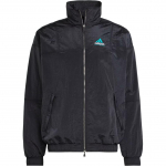 Adidas Originals Equipment Logo Tikitud Disain Seisukrae Pikkade Varrukatega Jakk Meeste Jakk Must JM6687 XL