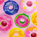 Rich triple butter, exfoliating moisturizing cleansing body wash with 3 natural butters_Body Buffer Shower Sponge Collection Let's go mango