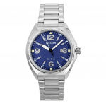 Citizen Eco-Drive Roostevabast terasest sinise sihverplaadiga AW1571-76L 100M meeste k&auml;ekell sinine