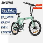 ENGWE P20 Kokkupandav Elektrijalgratas 250W P&ouml;&ouml;rdemomendi Andur E-jalgratas 36V9.6Ah H&uuml;draulilised KettaPidurid Elektrijalgratas Vargusvastase Akulukuga