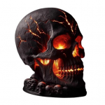Kolju Laualamp Gooti Magma Kolju Lamp &Otilde;udne LED Inimkolju Lauavalgusti Halloweeni Peo Kaminariiuli Kaunistus A