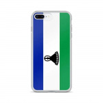 Coque iPhone &ndash; Lesotho &ndash; Drapeau &ndash; Souple &ndash; Mitmev&auml;rviline &ndash; &Uuml;hilduv iPhone 8 Plus
