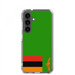 Coque T&eacute;l&eacute;phone Drapeau Zambie &ndash; Samsung Galaxy S24 Plus