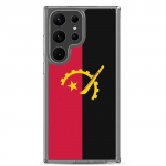 Coque T&eacute;l&eacute;phone - Samsung - Galaxy S23 - Drapeau Angola - Souple - Mitmev&auml;rviline