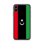 Coque iPhone XS - Drapeau de la Libye - Silikoonist supp - Protection compl&egrave;te - Mixte - Lisse
