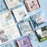 Uus 12 stiili kleepuvate Washi kleebiste pakk 80 tk. DIY Diary album Bullet Journal Scrapbookoing Decora 4