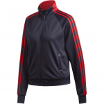 Adidas triibuline t&auml;ispikk lukuga pikkade varrukatega jakk naistele Jakk Legend-Tindi-Sinine DZ8677 S