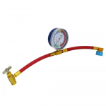 Uue auto kliimaseadme gaasilaadimisvoolik R-1234yf HFO-1234yf spetsiaalne gaasilaadimisvoolik koos manomeetriga punane