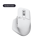 Logitech Master Series MX Master 3S Juhtmevaba Bluetooth-hiir Ergonoomiline kontori vaikne hiir koos juhtmevaba vastuv&otilde;tjaga valge