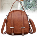 Yogodlns Vintage v&auml;ike &otilde;lakott Naiste pehmest PU-nahast Crossbody Messenger k&auml;ekott 17*10*18cm