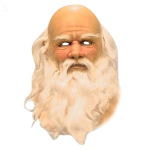 T&auml;ispikk lateksist j&otilde;uluvana mask, realistlik n&auml;gu, rollim&auml;ngumask, cosplay rekvisiidid, 2021