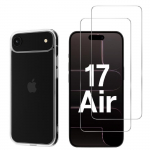 Coque pour iPhone 17 AIR et 2 Verres Tremp&eacute; Film Protection Ecran Phonillico&reg;