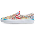 Vans Kus on Wally? x Klassikaline Slip-On Leidke Steve Unisex tossud Valge Rand Mitmev&auml;rviline VN0A33TB3WO 43