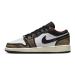 Air Jordan 1 Low SE GS Wear-Away - Beež Laste Tossud Must Valge-Onyx Valge DQ8421-001 38