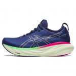 Asics Gel Nimbus 25 Indigo Blue Fuchsia Naiste Tossud Pure-Silver 1012B356-400 37.5