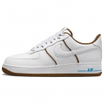 Nike Air Force 1 07 LX Valge Hele Briti Tan Meeste Tennised Foto-Sinine FN5757-100 40.5