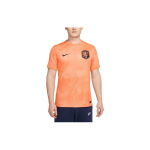 Nike Holland 2023 Stadium Kodus Graafilise Prindiga &Uuml;mmarguse Kaelusega T-s&auml;rk Meeste Topid Oranž DR3966-806 M