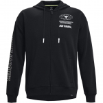 Under Armour Kirjadega lukuga kapuutsiga jakk Meeste jakid Must 1373565-001 XL