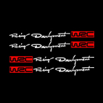 4 tk Auto K&auml;epideme Kleepsud WRC Ralli V&otilde;idus&otilde;idu Triip Auto Kleebised Vin&uuml;&uuml;l JDM Kleebised Auto Uksele Tuuning Auto V&auml;liskujundus Tarvik Dekor