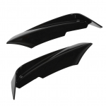 2 tk Eesmise kaitseraua &otilde;hutusava Canard Splitter Vasak Parem ABS Tuuletera Asendus 3. seeriale F30 F31 F3 320i 328i M Sport must