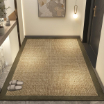 Sissek&auml;igumatt Esik Mustust H&uuml;lgav Kulumiskindel Libisemisvastane Jalamatt 80 * 120cm