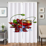 Kodu Interj&ouml;&ouml;r K&ouml;&ouml;gi Kardinad Elutuppa 2 t&uuml;kki Pimendavad Kardinad Uksekardin P-pokemon-n Vahesein Magamistoa Kaunistus W50xH70cmx2pcs-CL