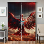 Pikad Kardinad Elutuppa 2 tk Pimendavad Kardinad Uksekardin L-liverpool-l Fc Magamistoa Kaunistus Vahesein K&ouml;&ouml;k W86xH183cmx2pcs-CL