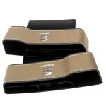 2 tk Autoistme korraldaja Pragu Hoiukarp Vahe Pilu Auto Tarvikud SEAT Leon FR 5 6 MII Altea 5F Ibiza Toledo Cordoba Alhambra MK3 jaoks 2pcs beež