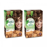 Henna juuksev&auml;rv - Mahagoni 2 tk pakis - Vatika Naturals - Acajou 5.5 V&auml;rv Pack of 2