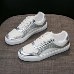 2024. aasta uued litritega kingad naiste kuldsed h&otilde;bedased lamedad nahast sobivad jooksujalatsid Naiste vabaajaspordijalatsid Zapatos De Mujer 41 h&otilde;be