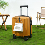 14-tolline kompaktne kohver, 20x30x40 Spring Airlines k&auml;ru, reisikabiini kohver, 13-tolline nahast k&auml;eshoitav kohver Two-section Rod - Standard